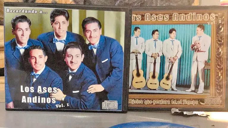 Los dos discos reeditados de Los Ases Andinos. OPINÓN