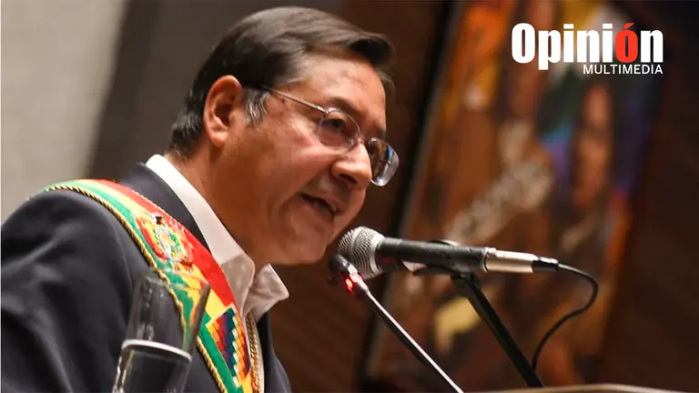 Luis Arce, presidente de Bolivia. BTV