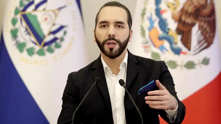 El presidente de El Salvador, Nayib Bukele, en una fotografía de archivo. EFE