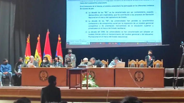 El Congreso se desarroll&oacute; en Potos&iacute;, pero debe ser reinstalado. CEUB