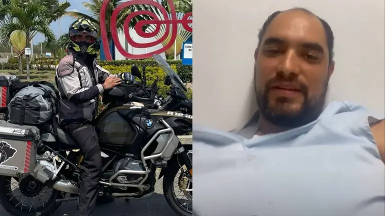 "Tavo" Aramayo, el boliviano que parti&oacute; desde Cochabamba rumbo a Alaska.