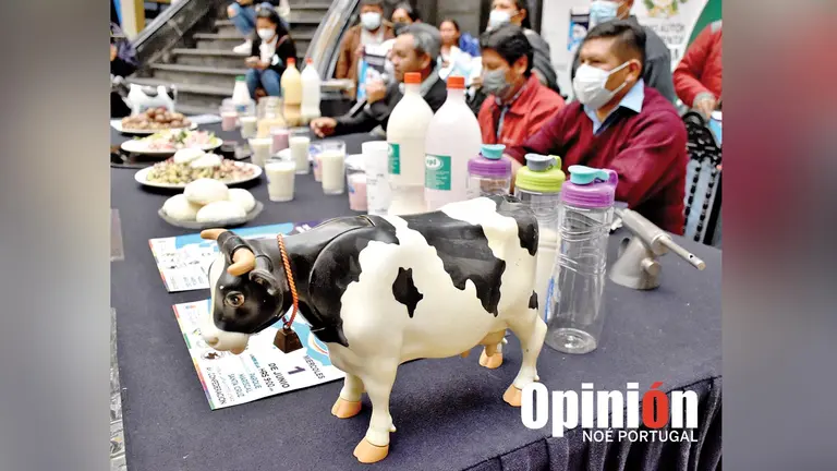 Conferencia de prensa para invitar al Día Mundial de la Leche. NOÉ PORTUGAL
