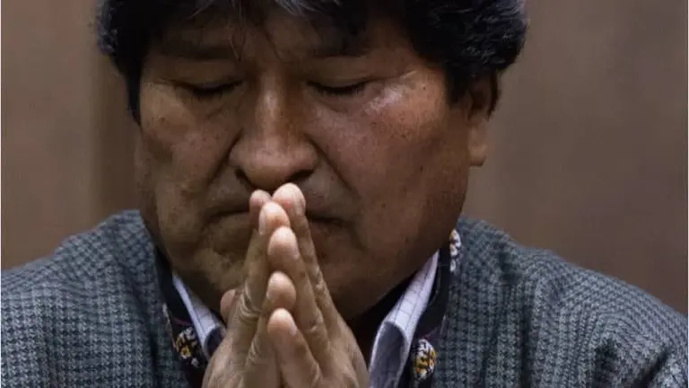 El expresidente Evo Morales, quien tambi&eacute;n es l&iacute;der del MAS. 24 HORAS