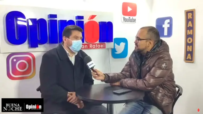 Enrique Mendieta en entrevista con BUENA NOCHE. CAPTURA