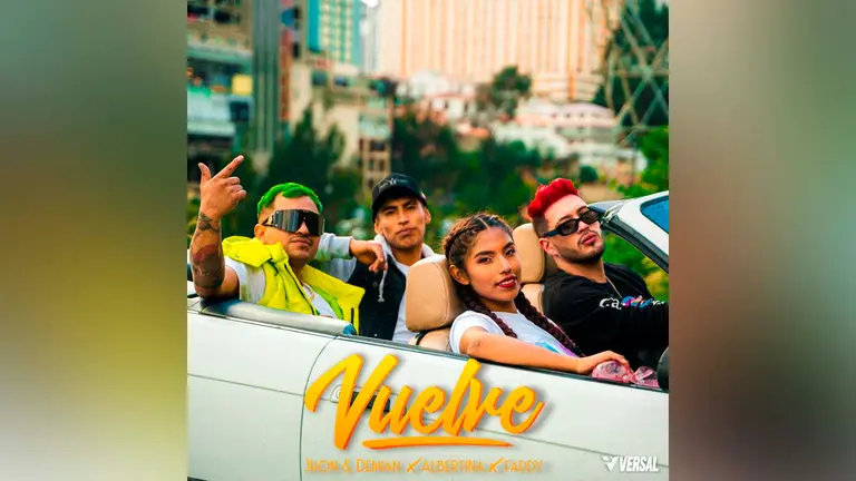 P&oacute;ster oficial de la canci&oacute;n Vuelve. FACEBOOK