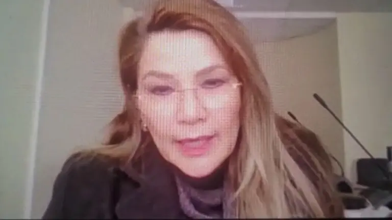 Jeanine &Aacute;&ntilde;ez, en su audiencia por el caso "Golpe II".