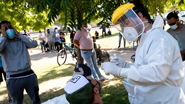 Coronavirus en Chile. EFE