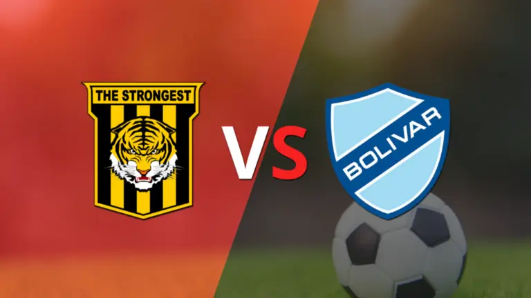 Escudos de los equipos de The Strongest y Bol&iacute;var. INFOBAE