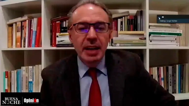 Jorge Richter, vocero presidencial. CAPTURA DE VIDEO