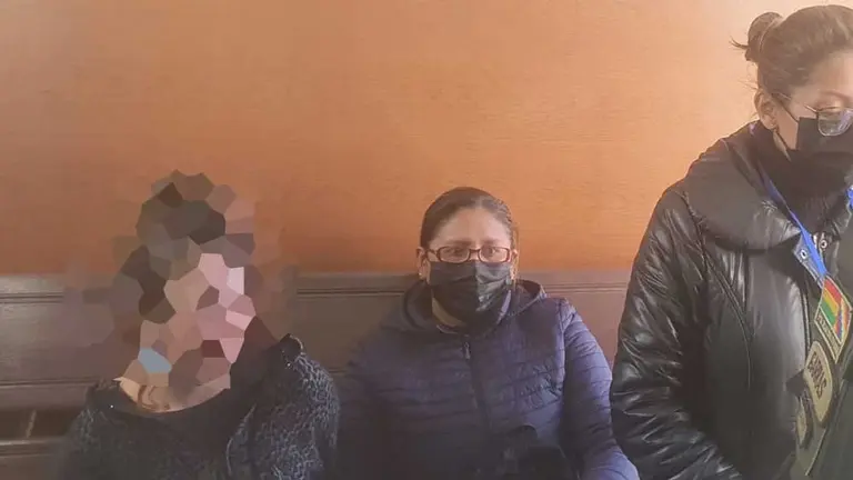 Fiorella (i), la joven reclusa que finalmente fue recapturada. FELCC LA PAZ
