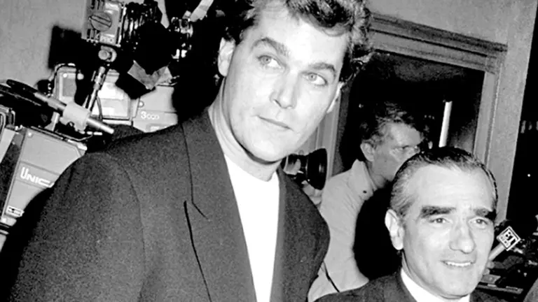 El fallecido actor Ray Liotta (izquierda) al lado del director Martin Scorsese.        ENFILME