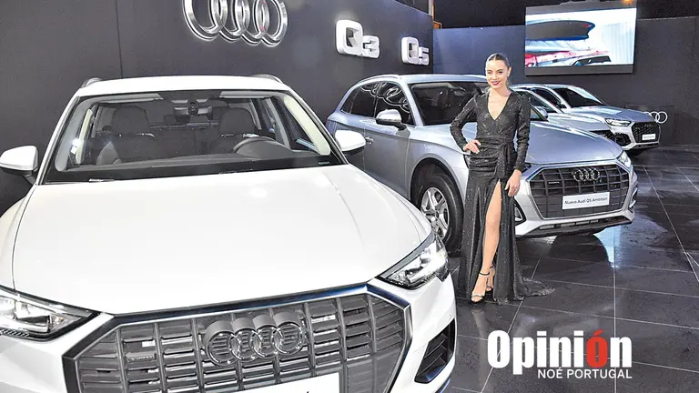 Vehículos de la marca Audi en el stand de Hansa en la FIC 38.      NOÉ PORTUGAL