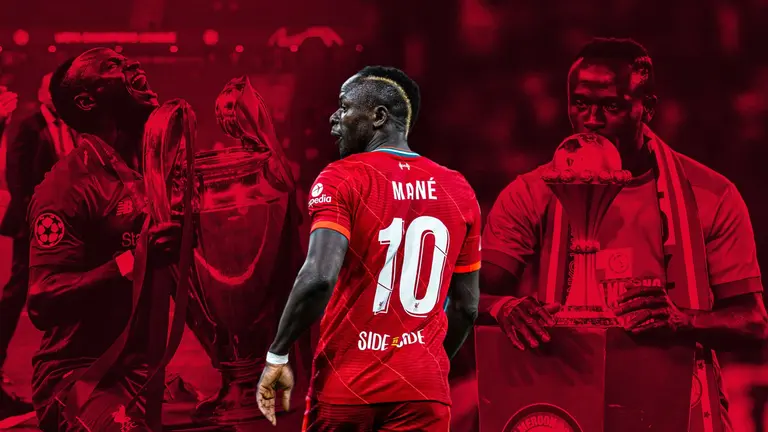 Sadio Man&eacute;, que hoy ha sido presentado en el Bayern. FC BAYERN MUNICH