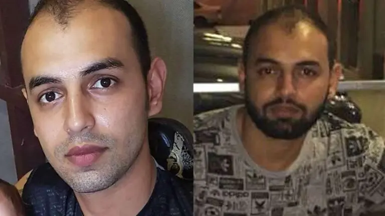 Misael Nallar, preso por el triple crimen de los polic&iacute;as en Porongo. UNITEL