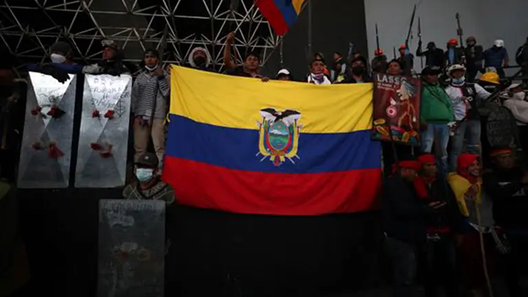 Sobre conflictos en Ecuador. EFE