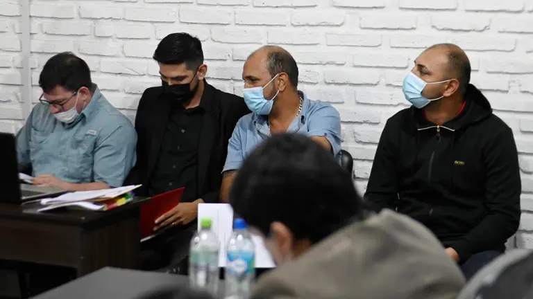 Audiencia de medidas cautelares en un juzgado en Santa Cruz. APG