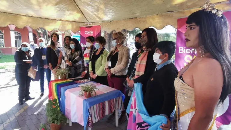 La presentaci&oacute;n de actividades en oficinas de la Alcald&iacute;a, en la cera este de la plazuela Col&oacute;n. MELISSA REVOLLO
