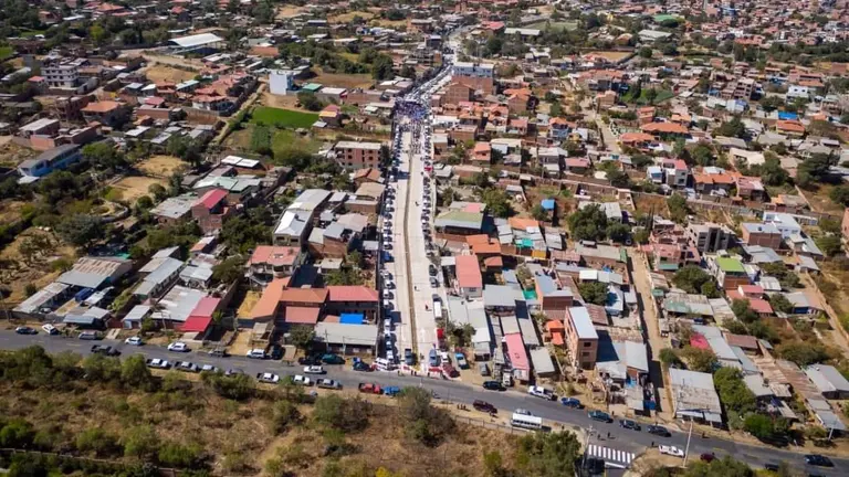 La inauguraci&oacute;n de obras en la avenida Circunvalaci&oacute;n II. ALCALD&Iacute;A DE COCHABAMBA