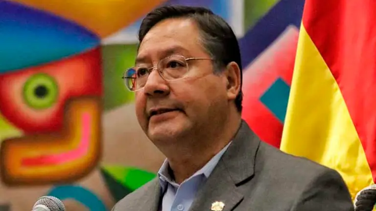 Luis Arce, presidente de Bolivia. TOMADA DE ERBOL