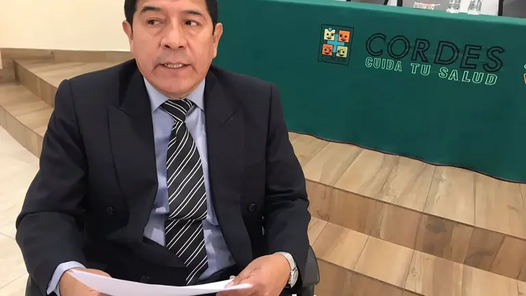 El administrador de Caja Cordes,  W&aacute;lter Colque.