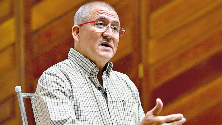 El jefe del Ejército de Liberación Nacional, Antonio García, en una imagen de archivo. EFE