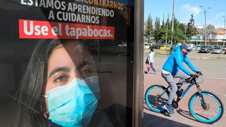 Sobre coronavirus en Colombia. EFE