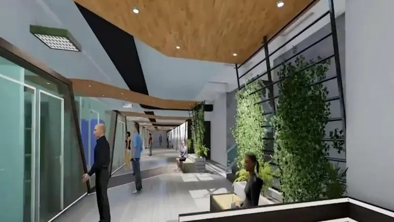 Imagen del proyecto de la galer&iacute;a soterrada para comerciantes del Correo. DICO SOL&Iacute;S