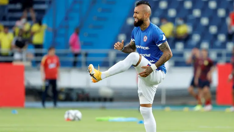 Fotografía de archivo en la que se registró al centrocampista chileno Arturo Vidal, quien finiquita su vinculación como nuevo refuerzo del club brasileño de fútbol Flamengo. EFE
