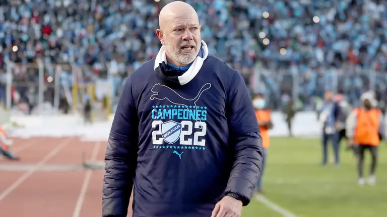 Fotografía de archivo del brasileño Antonio Carlos Zago, técnico del club Bolívar. EFE