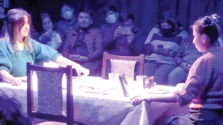 Puesta en escena de la obra &lsquo;En conserva&rsquo;. RB