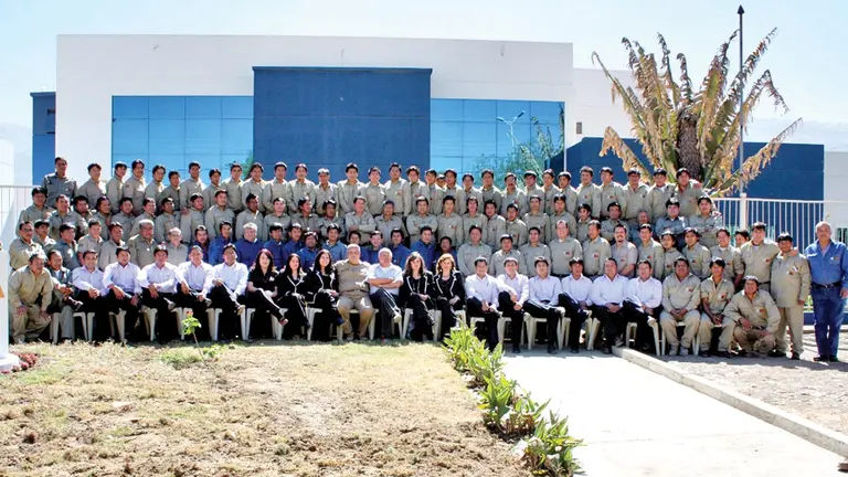 Los trabajadores de Cerámica COBOCE. CERÁMICA COBOCE