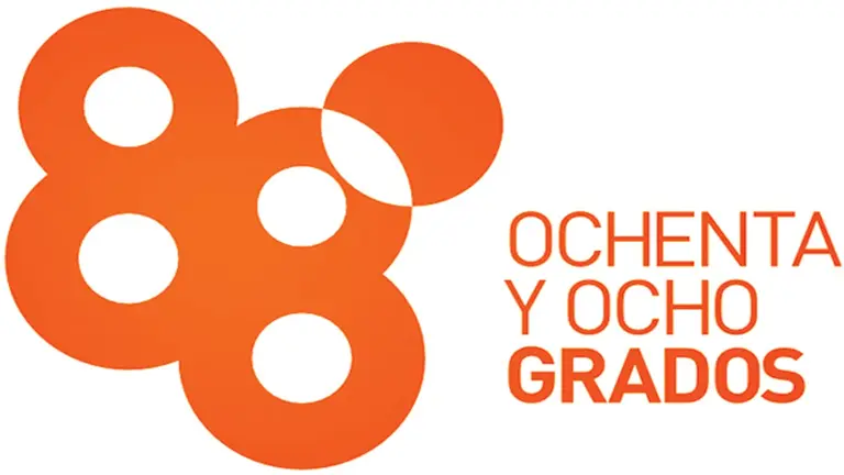 El renovado logo de la revista de no ficción 88 Grados. EDITORIAL 3600