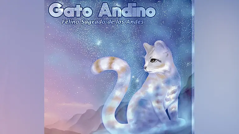 Una de las ilustraciones del libro &ldquo;El gato andino&rdquo;. RAMIRO ORTEGA