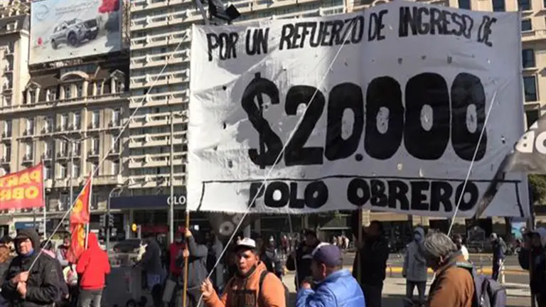 Protestas en Argentina. EFE