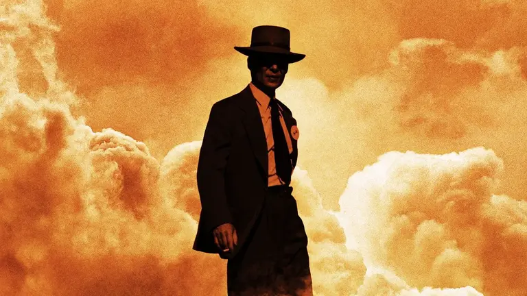 Cillian Murphy en el poster de "Oppenheimer".          UNIVERSAL