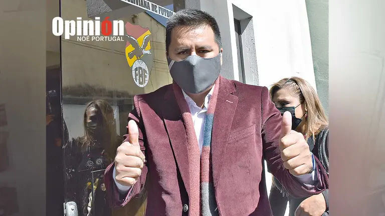 Gary Soria es el candidato único a la presidencia del club Wilstermann. NOÉ PORTUGAL