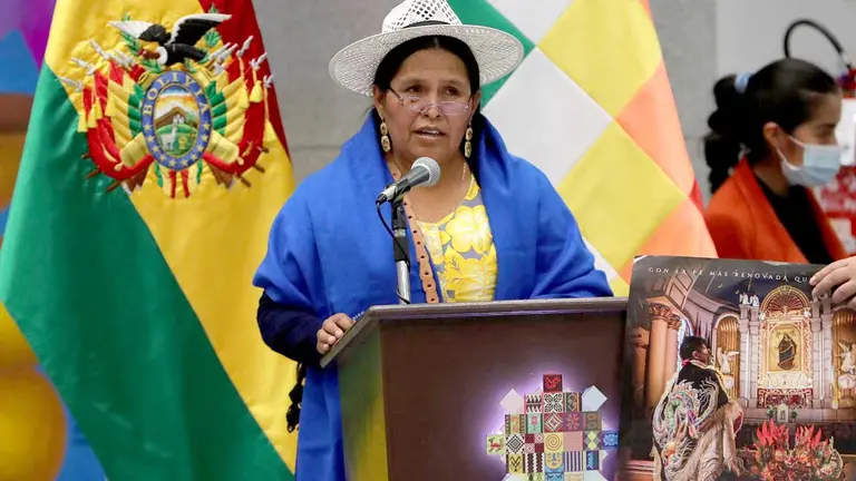 La ministra de Culturas, Sabina Orellana, en una fotografía de archivo. EFE