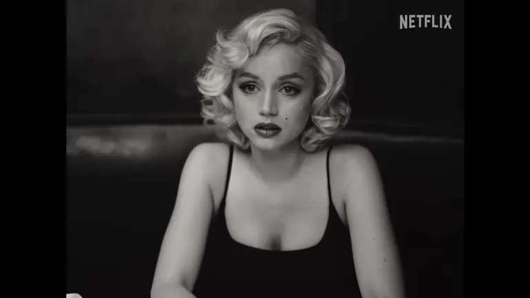 Ana de Armas como Marilyn Monroe en "Blonde".     NETFLIX