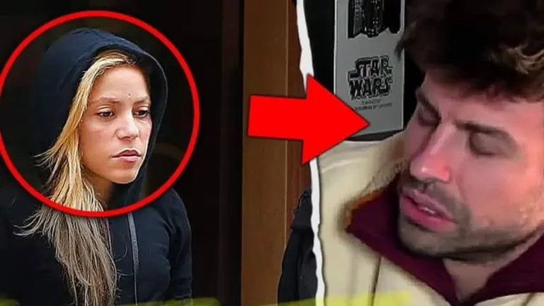 Separados. Shakira, de un lado, y Gerard Piqu&eacute;, muy distante.