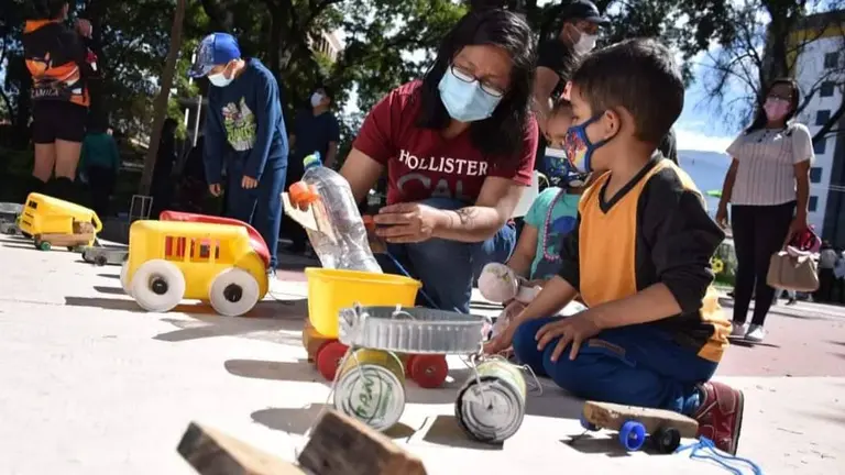 Ni&ntilde;o participa del Ch'itis en Acci&oacute;n, actividad que impulsa los juegos de anta&ntilde;o, en abril de este a&ntilde;o. NO&Eacute; PORTUGAL