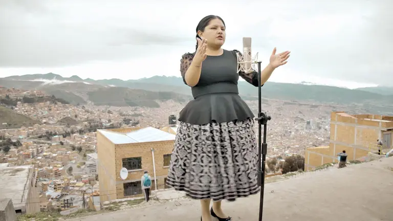 Alwa, una mujer orgullosa aymara, orgullosa de ser boliviana. CORTESÍA ALWA