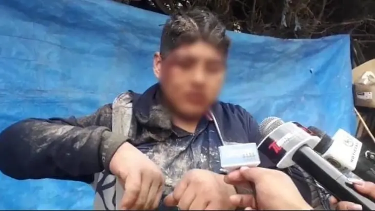El hombre que huy&oacute; de ser ofrendado a la Pachamama.