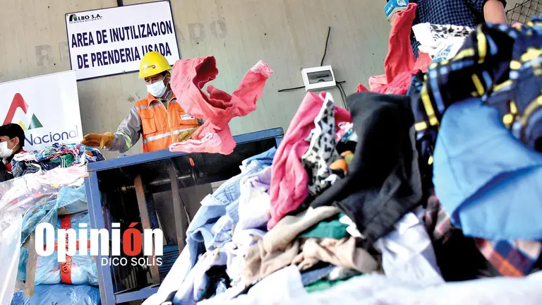 La prender&iacute;a a medio uso. DICO SOL&Iacute;S
