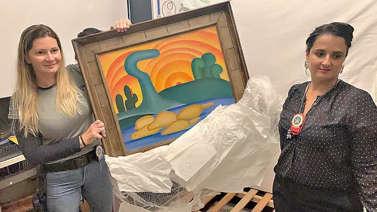 Recuperado el cuadro de la patrimonial Tarsila do Amaral. EFE