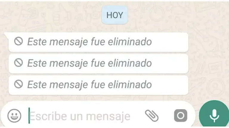 Wamr es una aplicaci&oacute;n que permite recuperar mensajes eliminados. CAPTURA