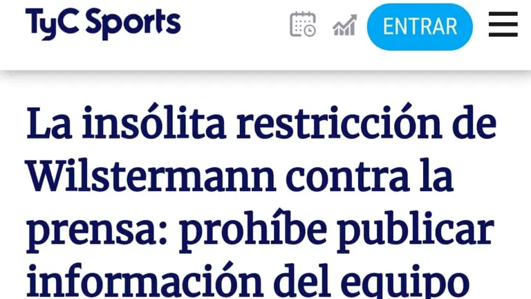 El titular de TyC Sports sobre las nuevas determinaciones de Wilstermann.