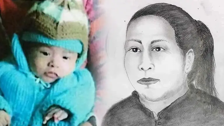 &Aacute;lex, el peque&ntilde;o raptado en un ba&ntilde;o de La Paz. Del otro lado, el identikit de su secuestradora.