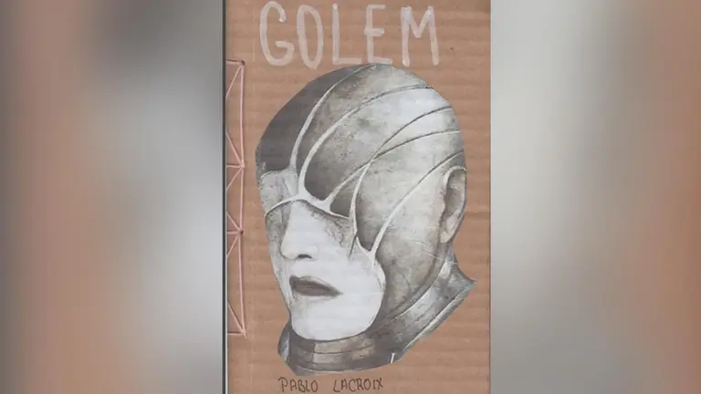 Portada del poemario &lsquo;Golem&rsquo;, de Pablo Lacroix. CORTESÍA
