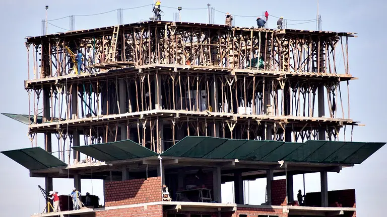 La construcción de edificios que están a la venta en Cochabamba. DICO SOLÍS