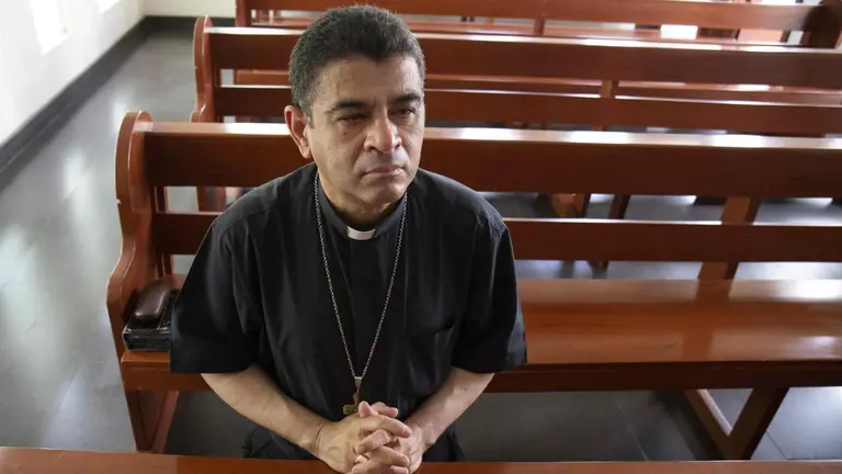 Monse&ntilde;or Rolando &Aacute;lvarez, Obispo de Matagalpa, en una fotograf&iacute;a de archivo. EFE